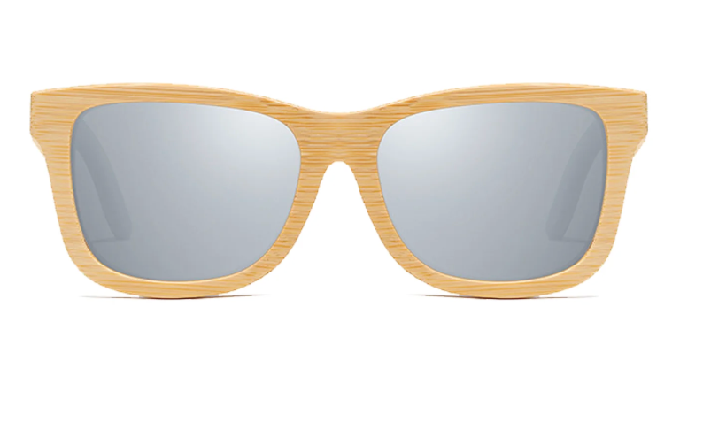 JAXON Eco-friendly Polarized Bamboo Sunglasses for Kids (includes FREE bamboo sunglass case)