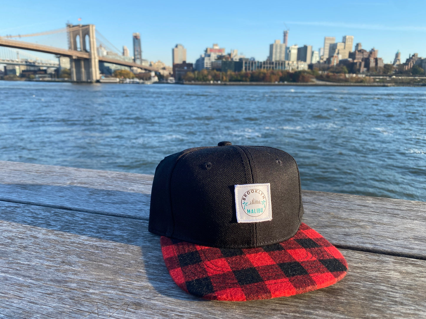 ASHER Buffalo Plaid 6-Panel Snapback (Toddler & Junior/Kids Sizes)