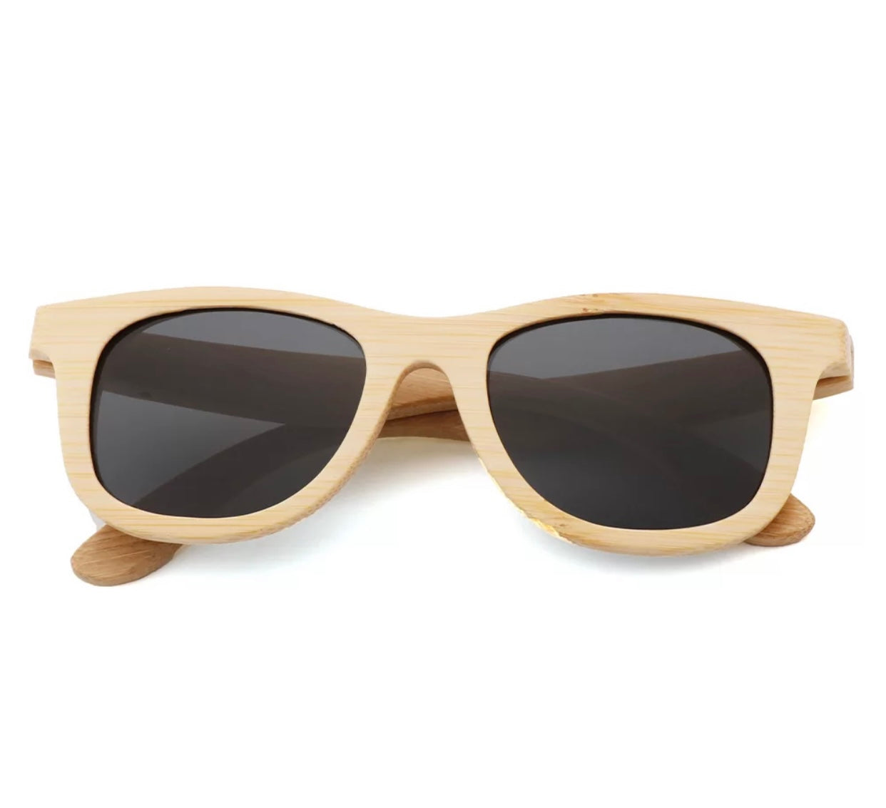 JAXON Eco-friendly Polarized Bamboo Sunglasses for Kids (includes FREE bamboo sunglass case)