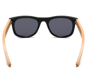 LANDEN Retro Polarized Bamboo Wood Sunglasses KIDS