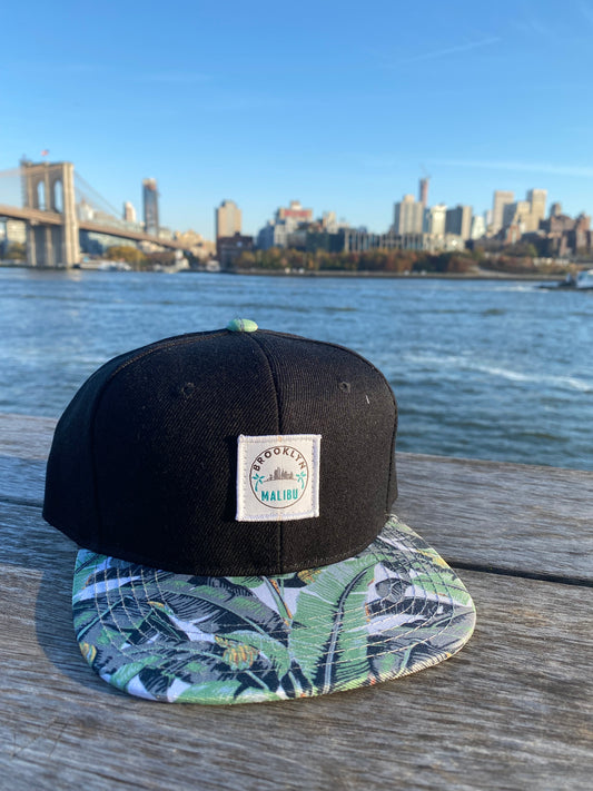EDDIE Banana Leaf Brim 6-panel Snapback (Junior Size)